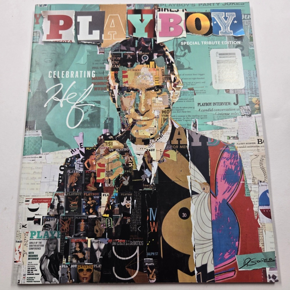 Playboy Special Tribute Edition Celebrating Hef Hugh Hefner Andy Warhol Cover